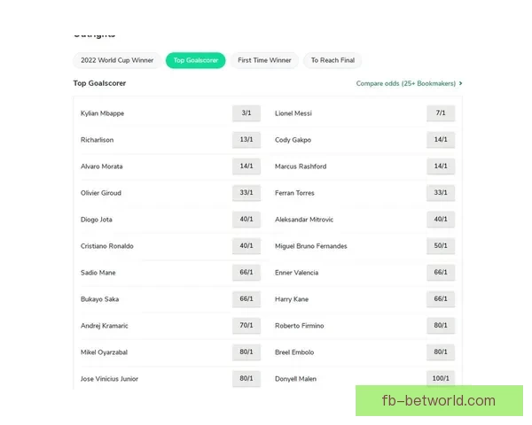 世界杯竞猜赔率全解析及热门球队胜负趋势深度预测
